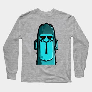 Crazy Urban Streetart Ape - Monkey Long Sleeve T-Shirt